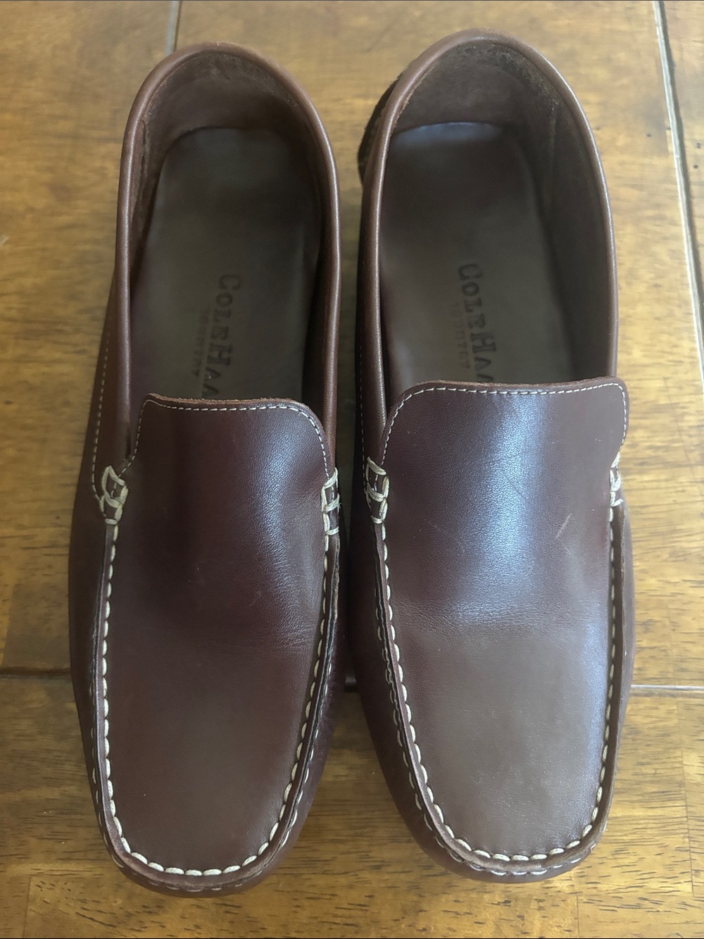 Women’s Cole Haan Brown Leather Slip-On Loafers